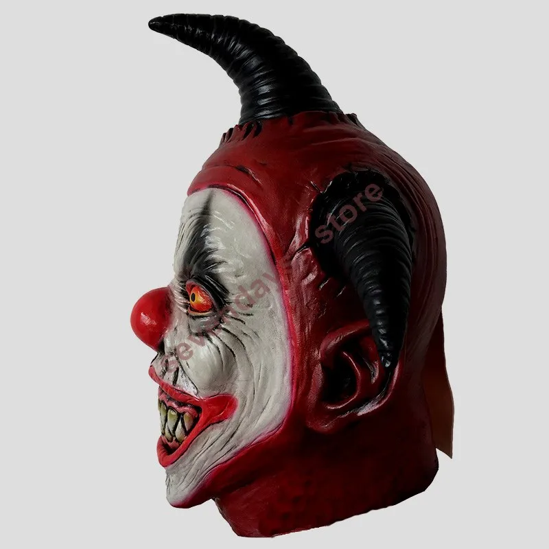 Маска клоуна Джокера искусственная страшная латексная страшный Темный рыцарь