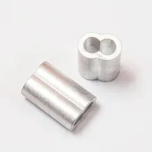 Алюминиевые обжимные петли M4 муфты для кабеля 200 шт.|sleeve cable|sleeve