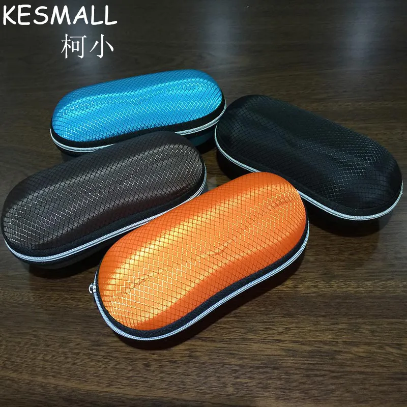 Kesmall модные Солнцезащитные очки для женщин коробка Для мужчин случай с молнией