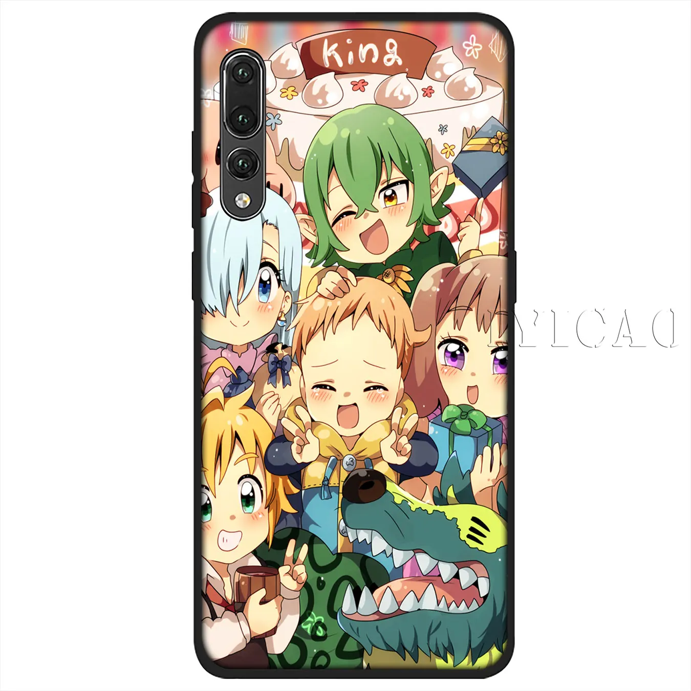 IYICAO 7 pecados capitales Мягкий силиконовый чехол для телефона Huawei P30 P20 Pro P10 P9 P8 Lite Mini 2017 2016 P