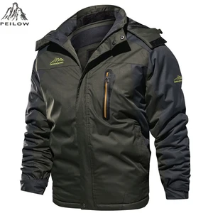 Куртка мужская зимняя флисовая, с капюшоном, водонепроницаемая, 6XL, 7XL, 8XL, 9XL