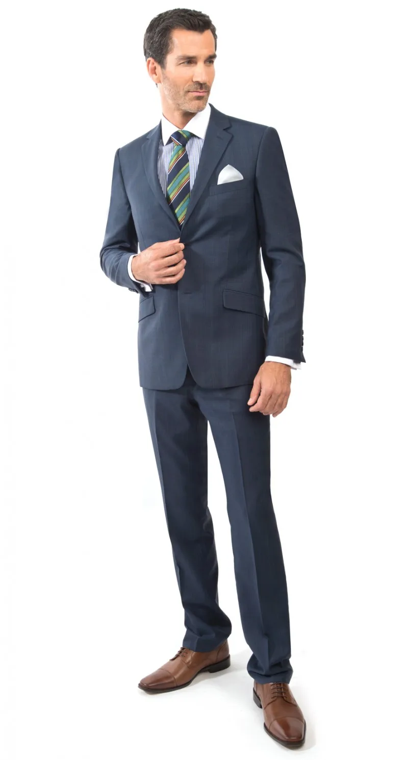 2 на пуговицах, с разрезом нагрудные Luce плед темно Slim Fit мужской костюм жениха Одежда смокинги для свадьбы официальная Вечеринка мужской костюм s на заказ