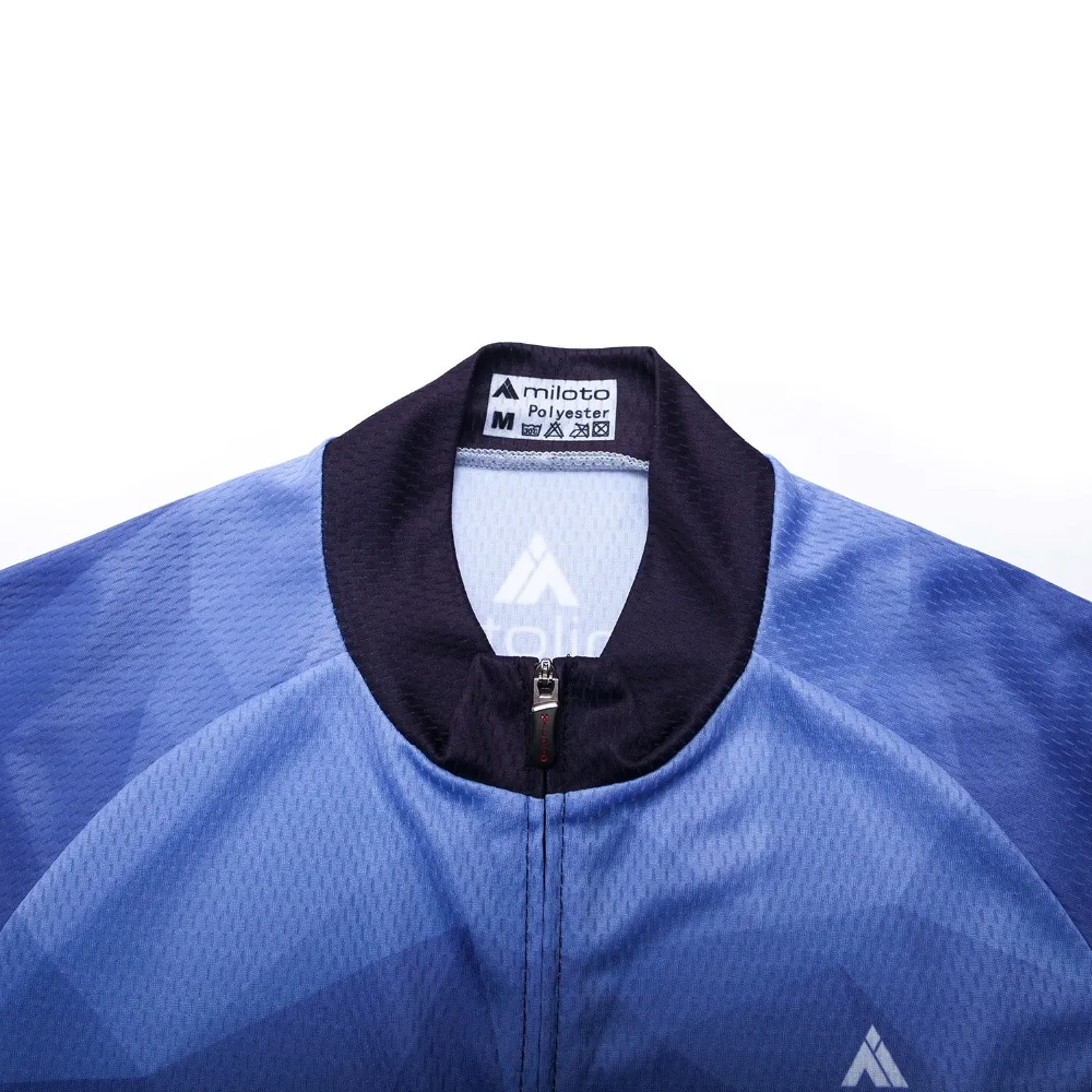 Синяя велосипедная Джерси 2021 топы с коротким рукавом летняя одежда для езды на