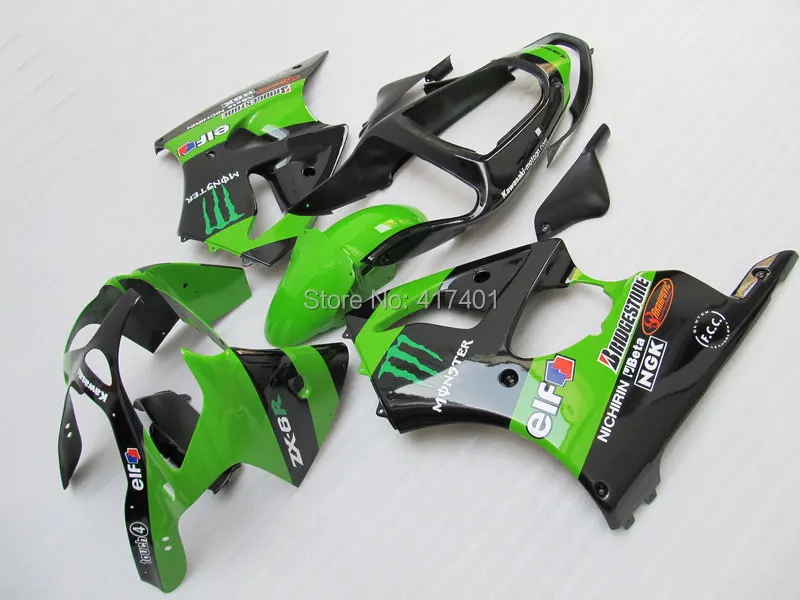

7gifts fairings kit For KAWASAKI Ninja ZX6R 00-02 ZX-6R 2000-2002 636 00 02 ZX6R 2000 2001 2002 ZX6R 00 01 02 ABS bodywork GB00