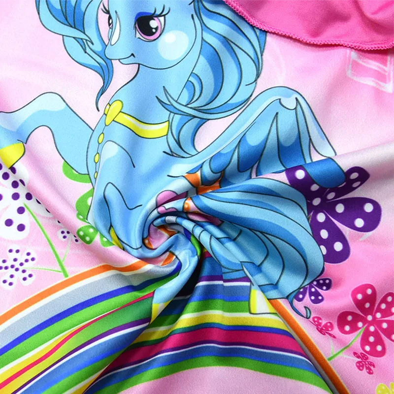 New Summer Dress for Girls Swimming Swimsuit Bikini Party Unicorn Princess Birthday Children Kids Casual Beach Dresses | Детская одежда