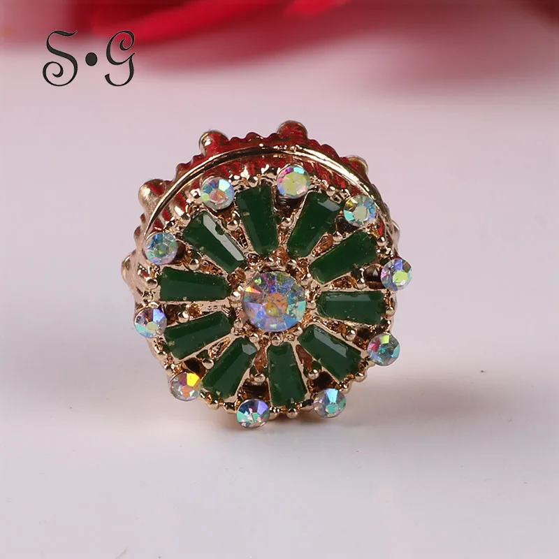 1 шт. Новая мода мульти Цвет Циркон Bling мусульманский платок Абаи химар Магнитная