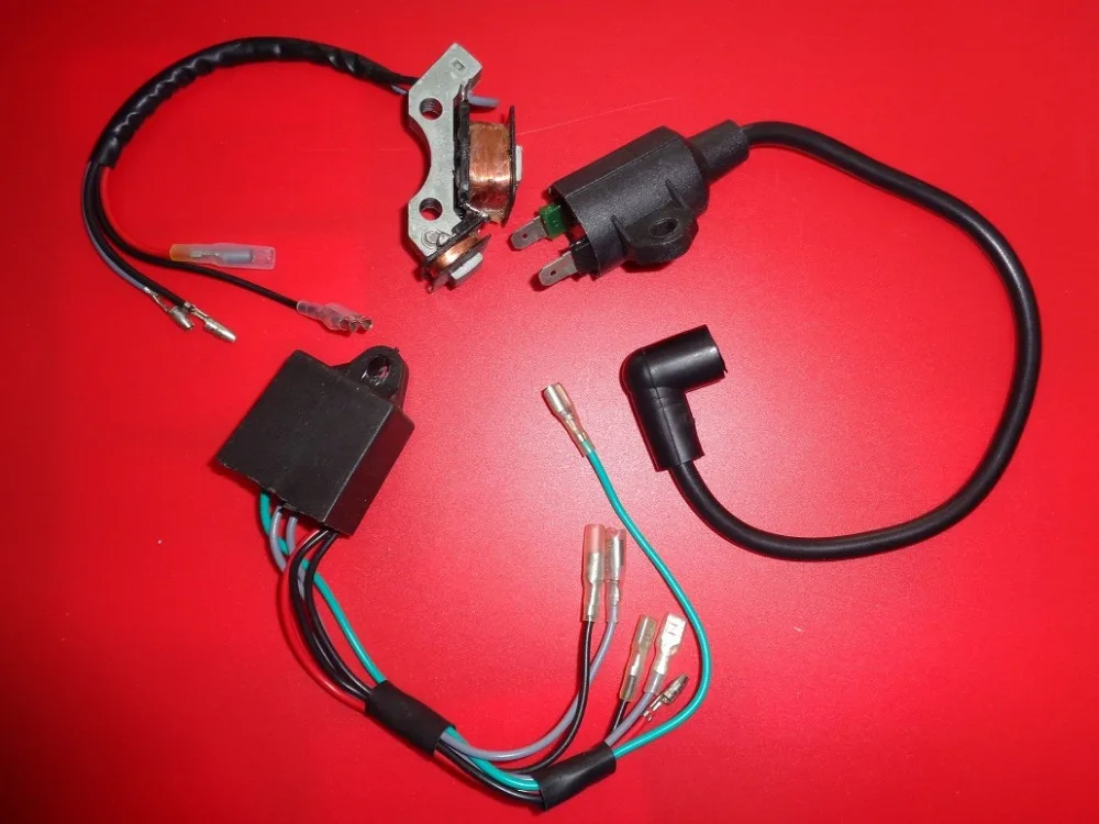 Conjunto de Alta Tensão Et950 Et650 Tg950 Bobina de Ignição Defletor para Gerador Yamaha Peças e acessórios do gerador