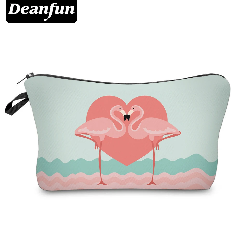 Deanfun женские косметички 3D печать Романтический Фламинго милый для хранения