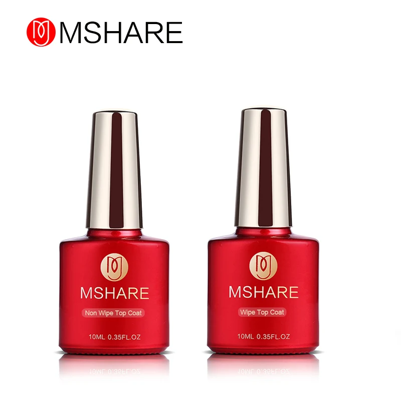 УФ Гель лак MSHARE 10 мл светодиодный блестящий|top coat|coat uvtop coat finish |