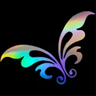 Креативная наклейка-бабочка на окна автомобиля, бампер для дома, сада, стены, двери, Виниловая наклейка