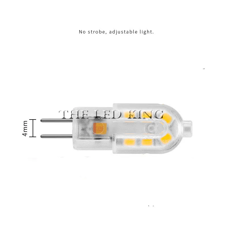 10/комплект G4 светодиодный 3 Вт 5 небольшой светильник AC DC 12V 24V SMD 2835 лампа Точечный