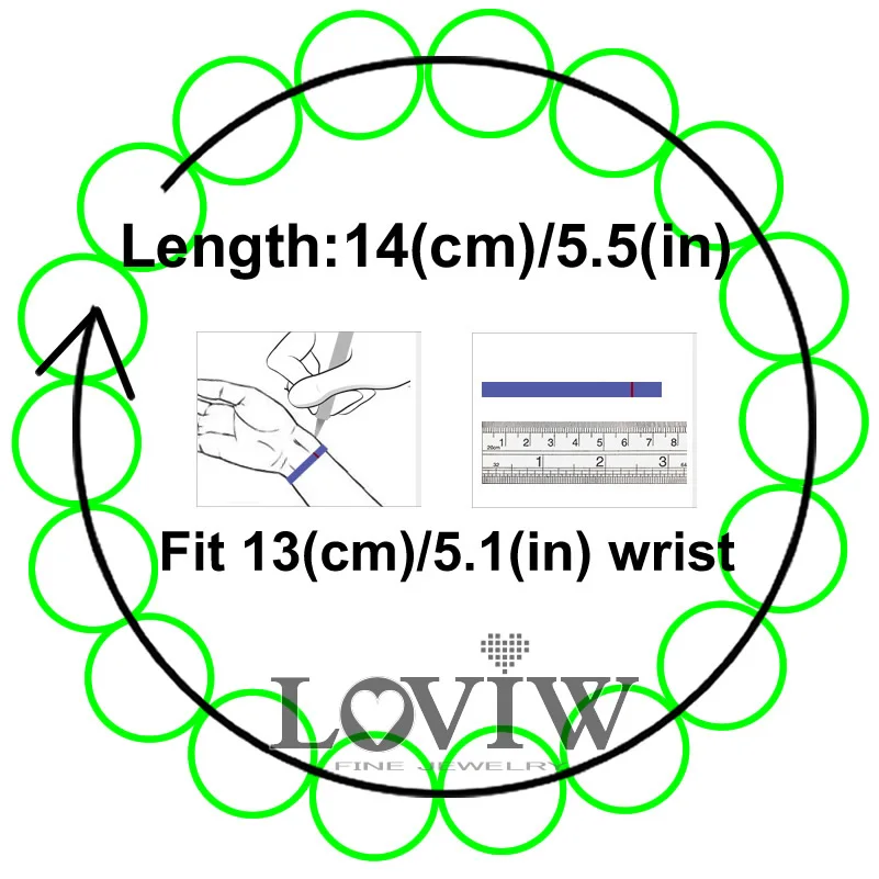 L14cm Fit 13cm wrist Новые бусы из бирюзы звено цепи цепного браслета серебристого цвета с возможностью крепления подвески-талисмана, ювелирное изделие в подарок для Для женщин Европейский Стиль loviw ювелирные украшения с камнями - Цвет камня: L14cm Fit 13cm wrist