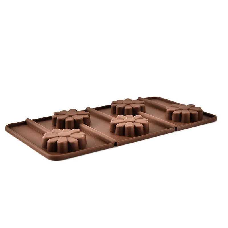 Кристиан Керр 4 Даже подсолнечника льда лоток Силиконовая для шоколада выпечки
