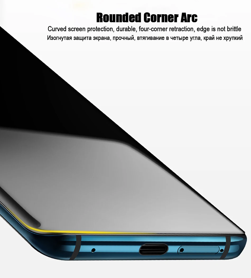 Закаленное стекло для huawei mate 20 P20 P30 30 Pro УФ жидкий полный клей покрытие 9H Защита экрана для huawei P30 Lite стеклянная пленка