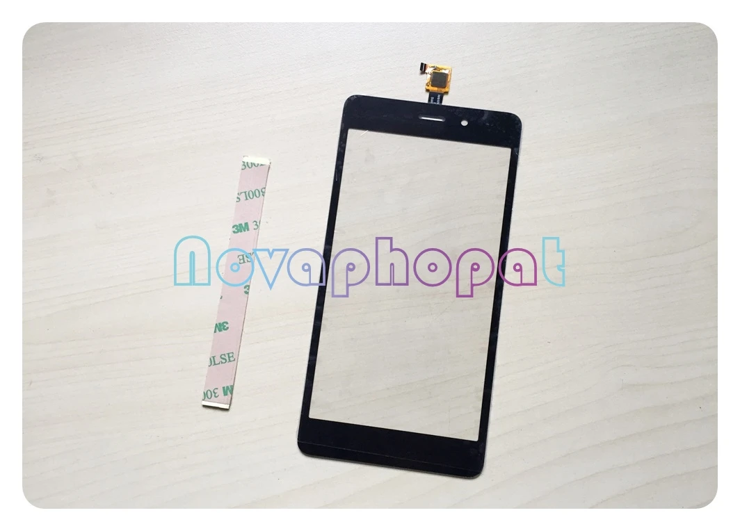 

Novaphopat Black Touchscreen Sensor For Wiko Pulp Fab 4G Touch Screen Digitizer Glass Panel Screen Replacement + tracking