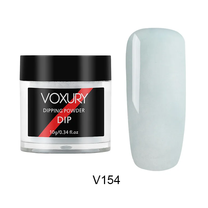 RP2-V154 VOXURY погружающийся порошок голографический блестящий порошок пигмент хром для маникюра ногтей искусство градиент Французский ногтей порошок Набор полировки - Цвет: RP2-V154