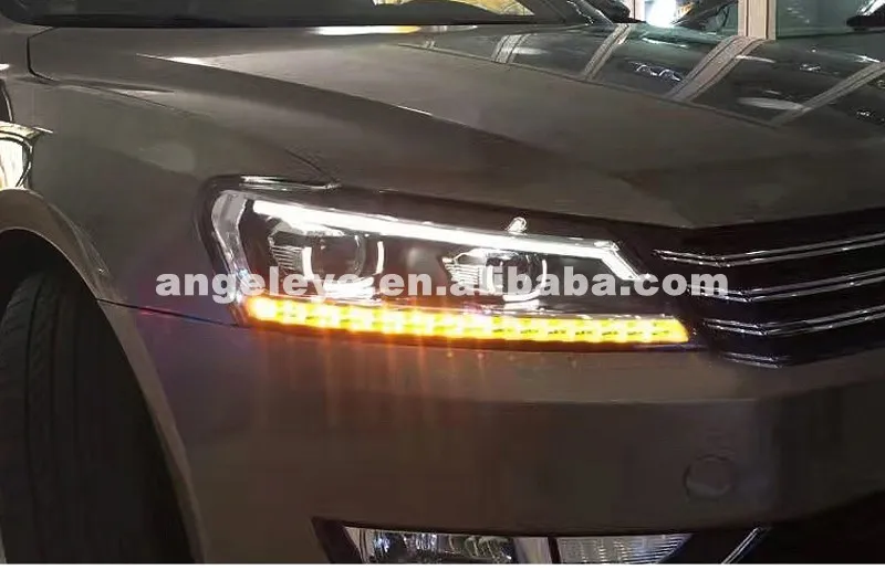Новейший стиль для Volkswagen Passat B7 светодиодный фонарь 2011-2015 год черный корпус LD |
