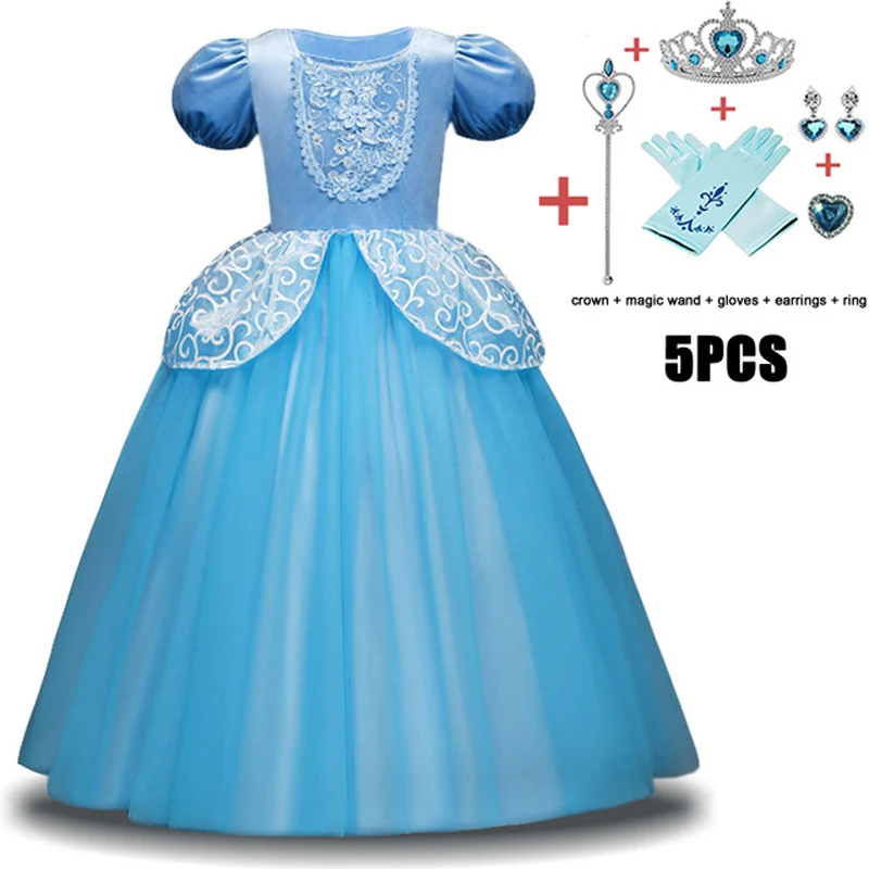 Зимние платья Белоснежки на новый год 2020 г. Платья для девочек Детские принцессы