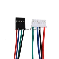 hx2 54 4pin to 6pin white black terminal cables wire harness for stepper motors fit 3d printer line for motor connector