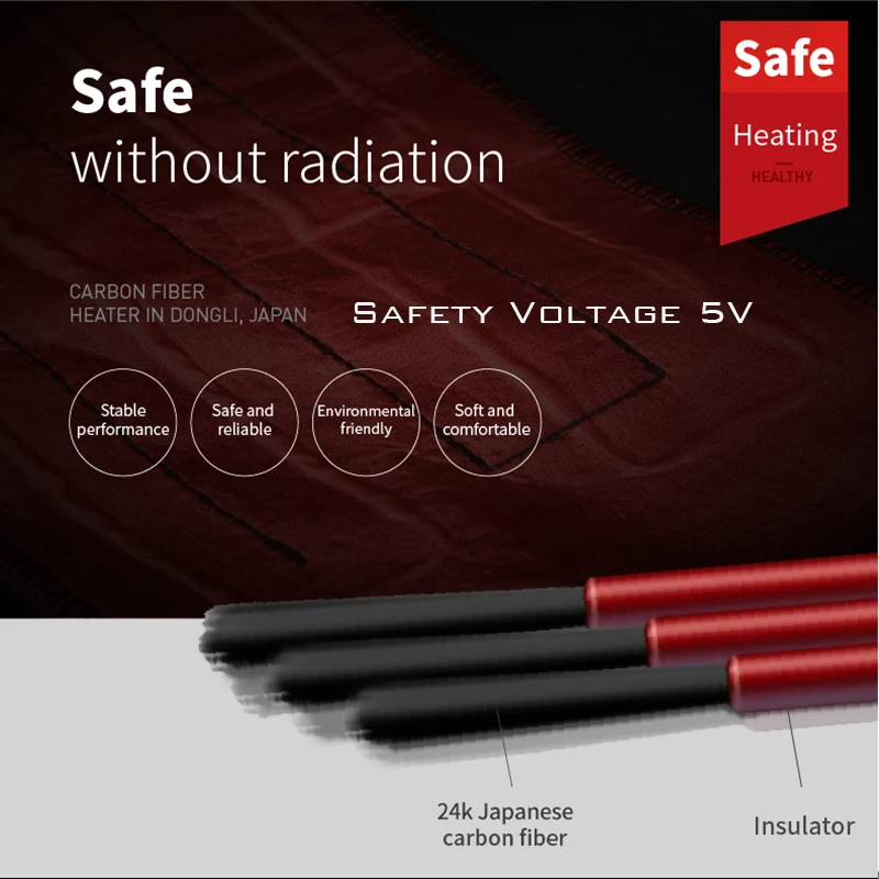 Новая мужская уличная USB Инфракрасная куртка с быстрым нагревом зимняя