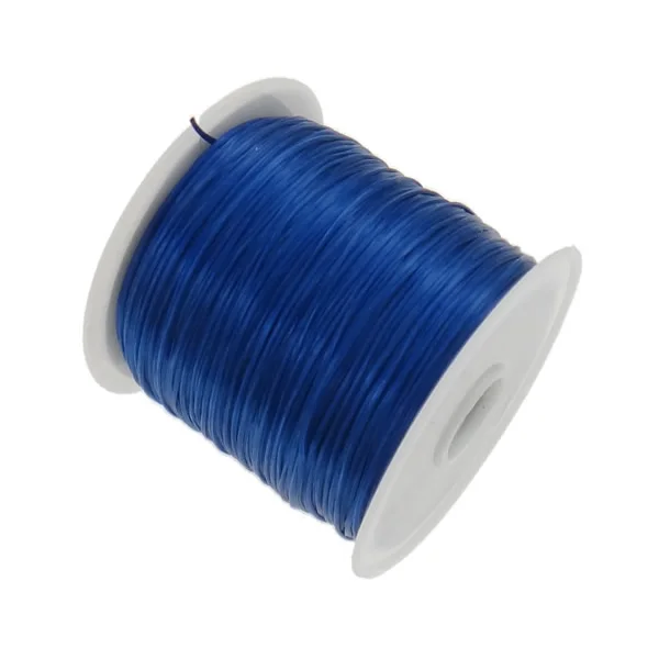 Горячая 70 м/катушка белый эластичный шнур с кристаллами для изготовления