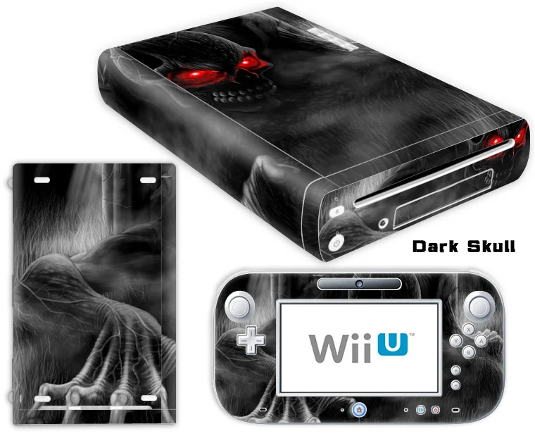 Mario дизайн виниловая кожа Наклейка для консоли wii U крышка с 2 пультами управления скины для kingd наклейка Аксессуары для игр