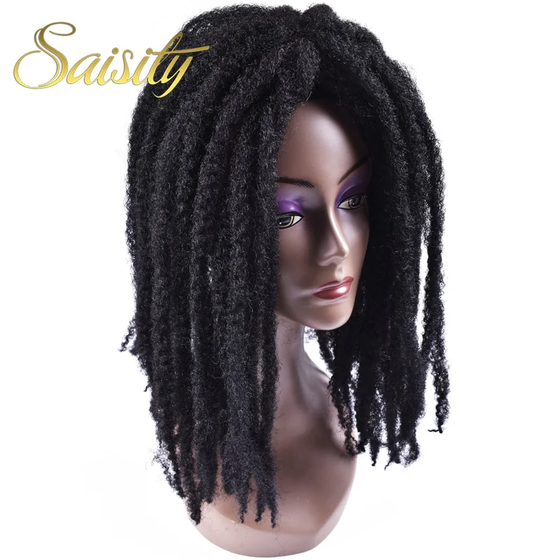 Saisity Омбре Marley косички для плетения крючком синтетические волосы кудрявые афро