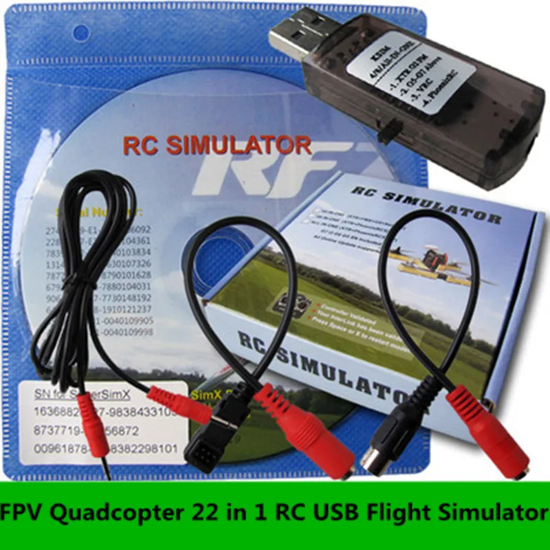 fpv квадрокоптер 22 в 1 rc usb кабель си
