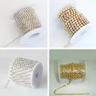 Высококачественная стеклянная цепочка на широкой основе B3113, с серебряной основой