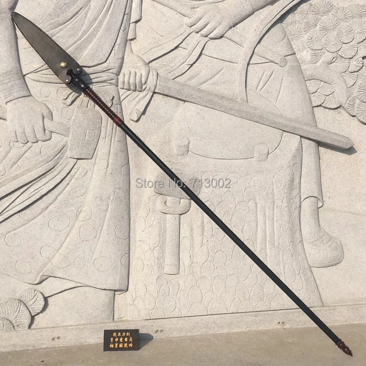 190 см длинное копье WUSHU меч хадфилда клинок из марганцевой стали стальной ручкой