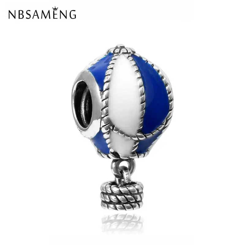 

Silver Plated Bead Charm European Style Hot Air Balloon Pendant Charm Fit Women Bracelets & Bangles DIY Jewelry