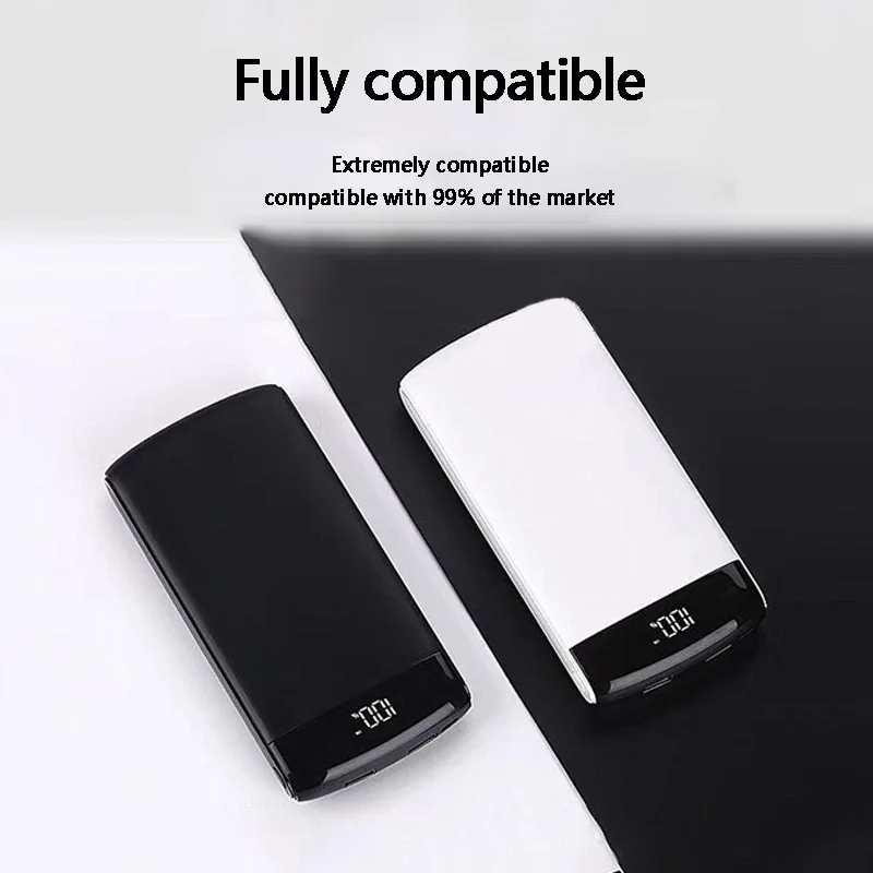 Внешний аккумулятор power bank 30000 mah, аккумулятор power bank, портативное зарядное устройство, блок питания 18650, аккумулятор для xiaomi iPhone