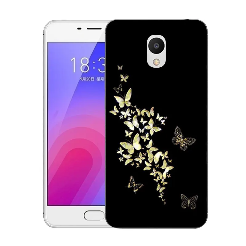Чехол для Meizu M6 5 2 дюйма разноцветный Силиконовый ТПУ чехол-накладка M 6 Mini M711Q M711C