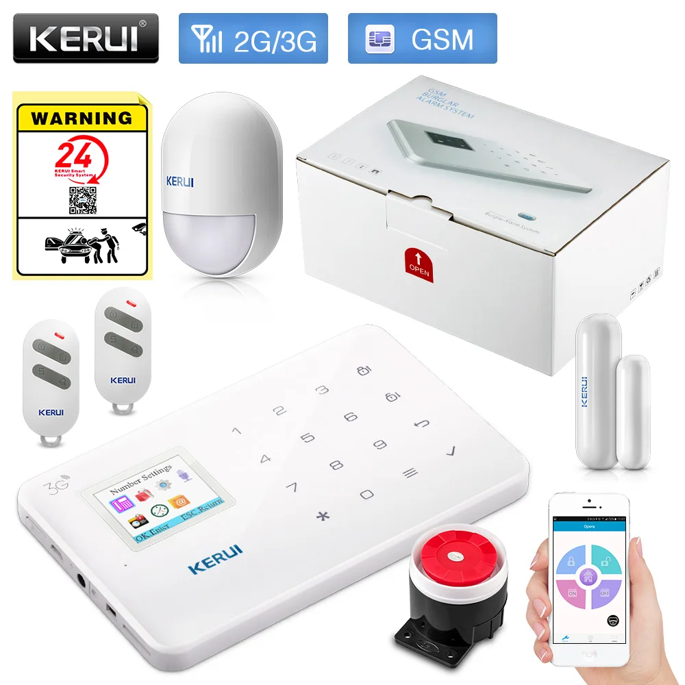 KERUI G183 WCDMA 3g приложение дистанционное управление беспроводной умный дом