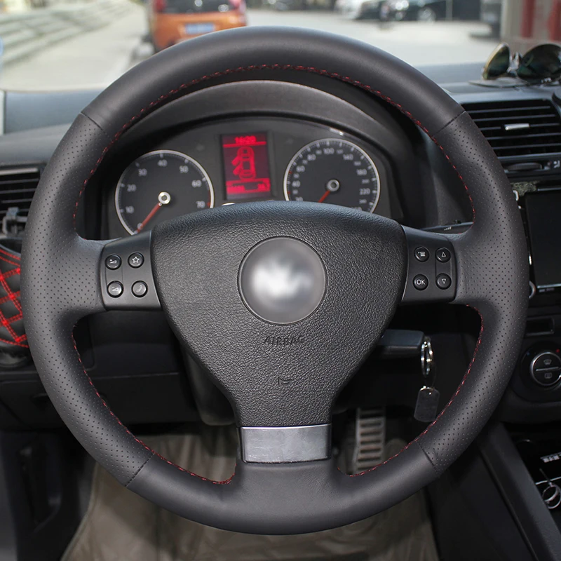 BANNIS чехол рулевого колеса автомобиля для Volkswagen Golf 5 Mk5 Sagitar Magotan VW Passat B6 Jetta Tiguan 2007-2011