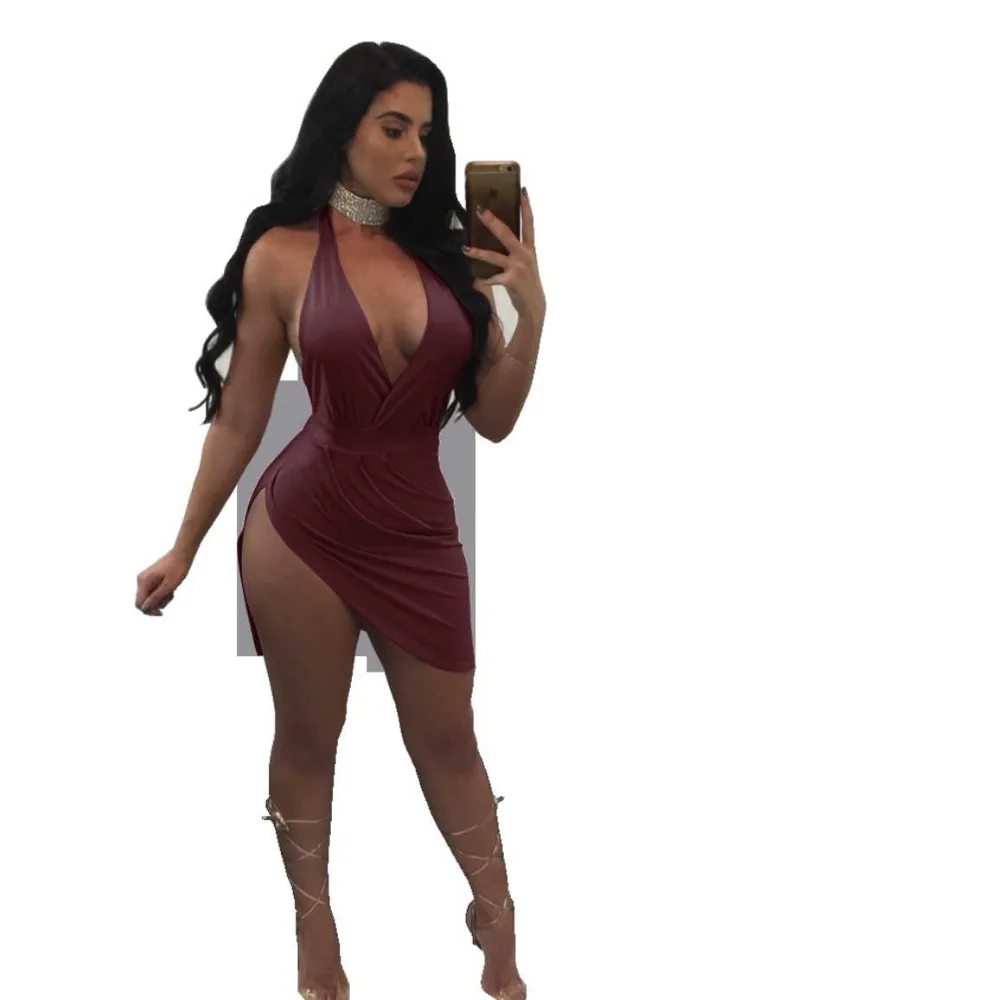 Fashion 2019 Ummer Sexy Irregular Package Hip Female Black Blue Wine Red Pink | Женская одежда