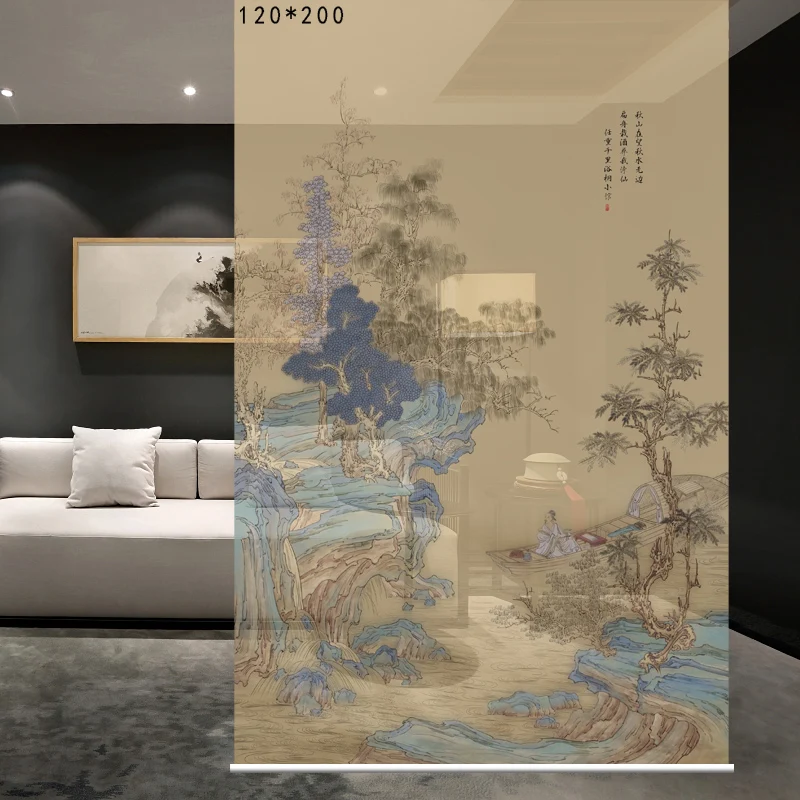 100 см x 200 Гостиная висит Шторы комнату разделить Биомбо Экран узоры окна раздела