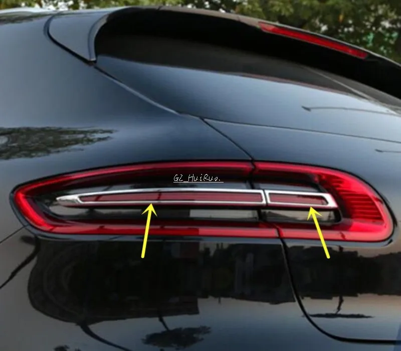 4 шт. ABS покрытие задний светильник декоративная отделка рамы для Porsche Macan