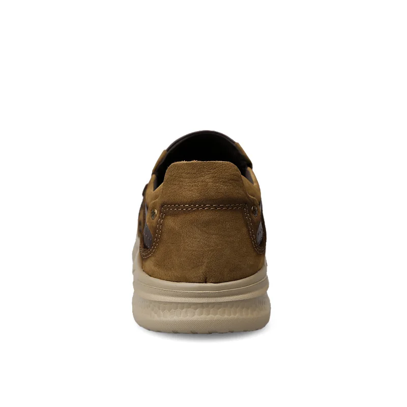 Full Grain Leather Shoes Men Flats Cow Casual Male Outdoor Walking shoes Top Quality Handmade Moccasins | Обувь