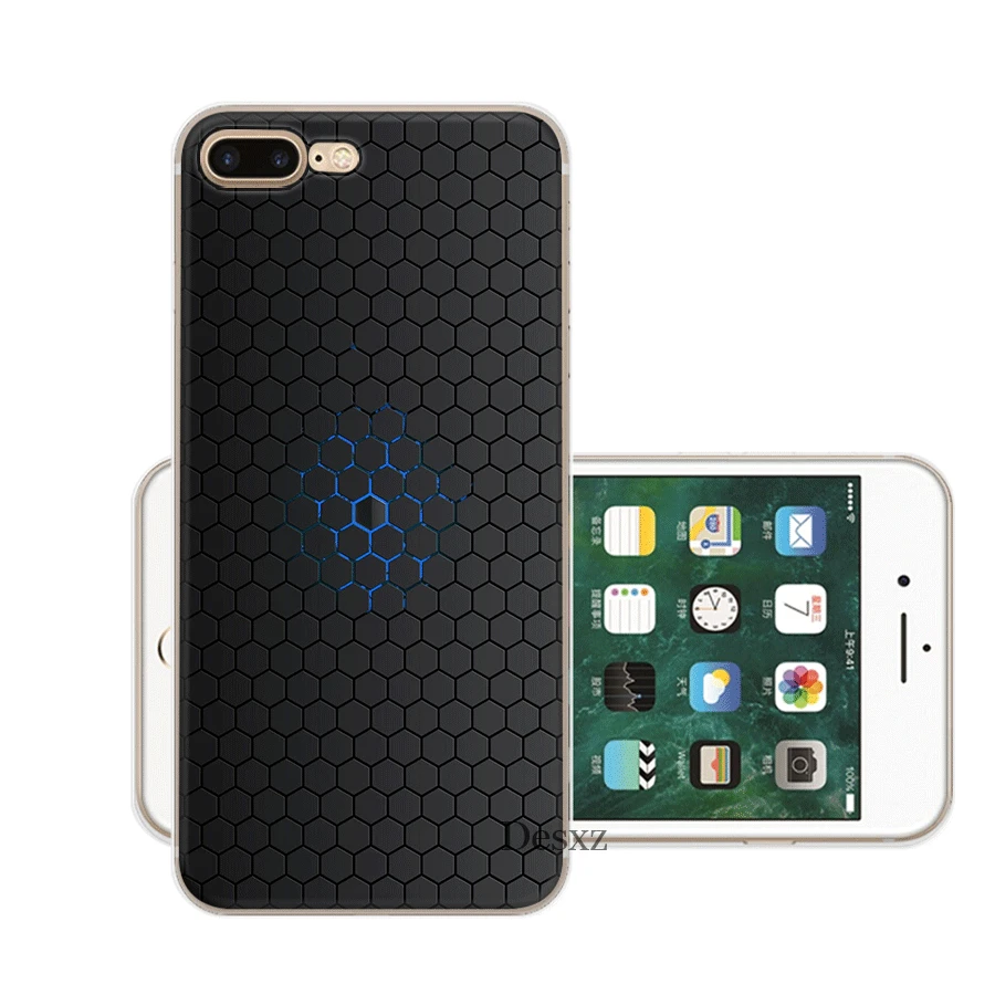 Чехол для мобильного телефона из углеродного волокна Desxz iPhone 11 Pro XS Max X XR 6S 6 78 Plus 5 5S