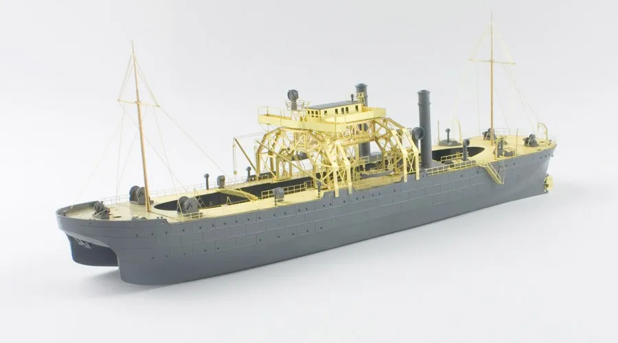 1/350 немецкая подводная лодка ремонтный корабль(Hebaschiff SMS Vulkan) 1 комплект