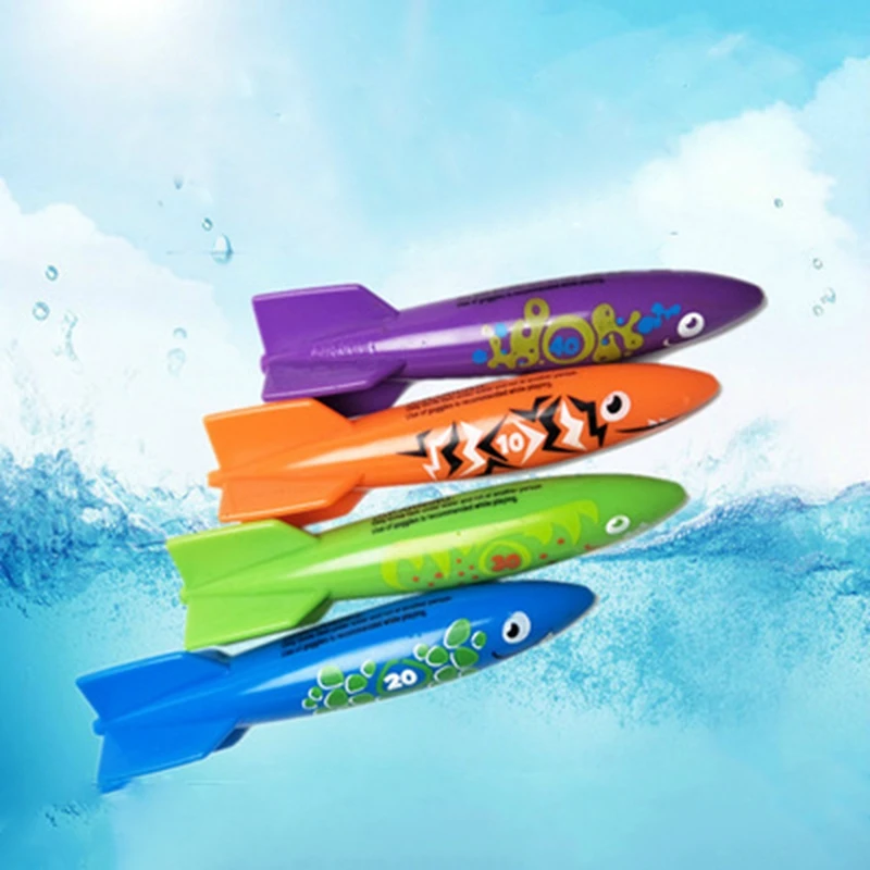 4 шт./компл. игрушки для детей бассейна дайвинга игры мальчиков и девочек летние