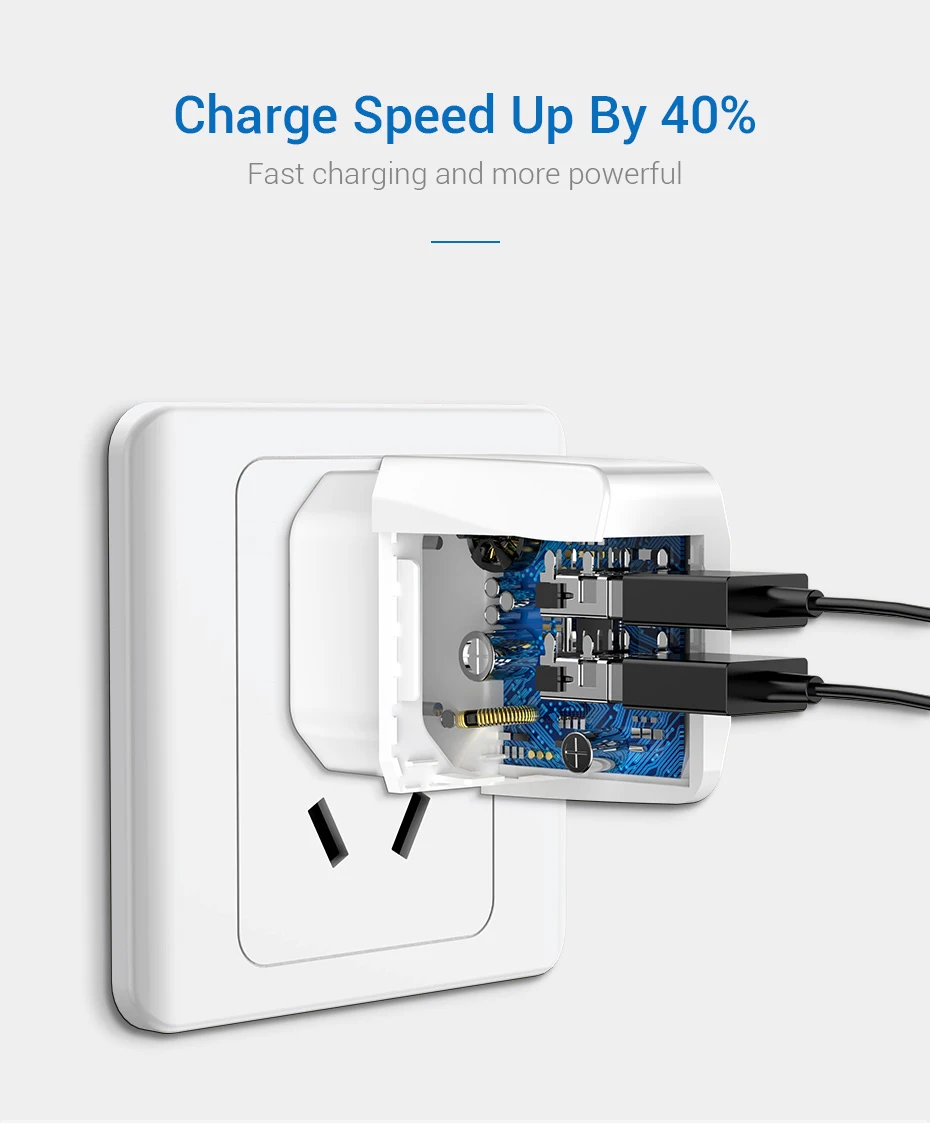 Baseus портативное двойное USB зарядное устройство 5 В 2.1A для iPhone X 8 7 6 зарядное устройство с европейской вилкой быстрое настенное зарядное устройство для samsung S8 Note 8 Xiaomi Mi 8