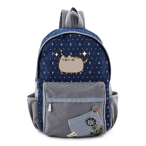 20 Fat Cat/Neko Atsume рюкзак для девочек-подростков, школьные сумки с кошками на заднем дворе, повседневный рюкзак, Мультяшные школьные рюкзаки - Цвет: 20