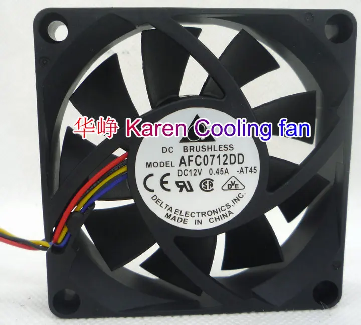 

7CM AFC0712DD 7020 12V 0.45 4WIRE Cooling fan