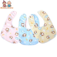 3pcslot baby bibs waterproof mouth water towel cotton bib infants ultra soft bib pocket a variety of color rice