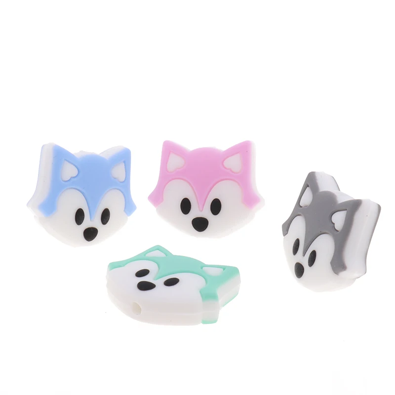 Силиконовый Прорезыватель для зубов в виде единорога 5 штук бусы без БФА ожерелье