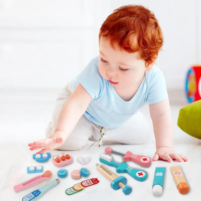 Детская медицинская имитация стетоскоп игрушки набор для девочек доктор Ролевая