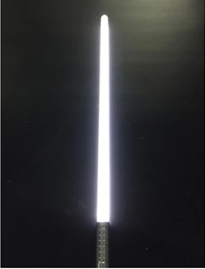 65cm silver white Новые виды звуковых люков войн черная серия Скайуокер световой меч джедай синий Вейдер меч 65-100 пять видов специальный Рождественский подарок - Цвет: 65cm silver white