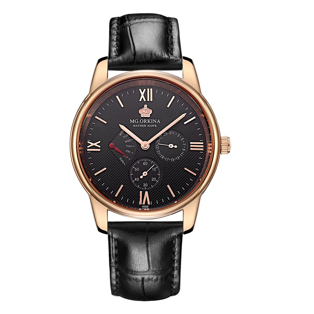 ORKINA новинка 2019 роскошные Брендовые мужские часы кварцевые военные Модные